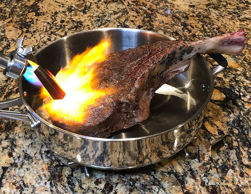 Perfeito aquecimento da tocha para cozinhar devagar Sous Vide e tocha 8000