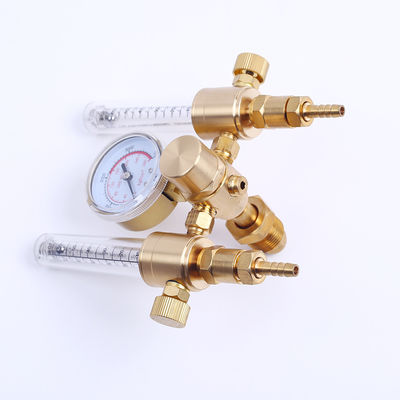Regulador de Argão de Alta Pressão Dual Fluxímetro de CO2 para Ligação de Gás de Soldadura Mig Tig