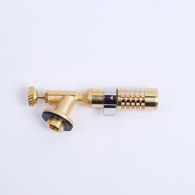 Pistola de fogo portátil de latão de plástico de aço inoxidável para gás butano e tocha culinária