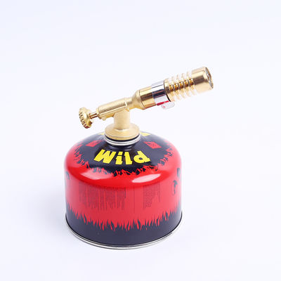 Pistola de fogo portátil de latão de plástico de aço inoxidável para gás butano e tocha culinária