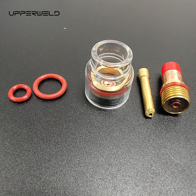 Acessórios de solda TIG WP-17/18/26 Kit de bocal de champanhe com adaptador 1,6 mm