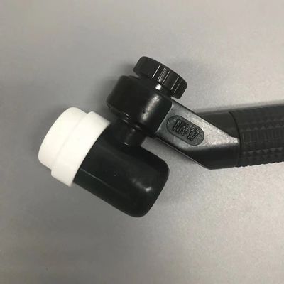 Cabeça de tocha de soldagem TIG com pescoço giratório de latão arrefecido a ar para acessórios de soldagem NR-17