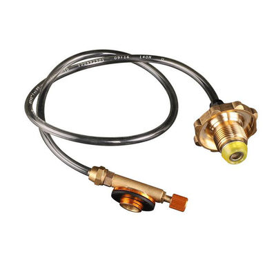 Adaptador de válvula reguladora ajustável para fogão externo de propano Conectar cilindro de gás