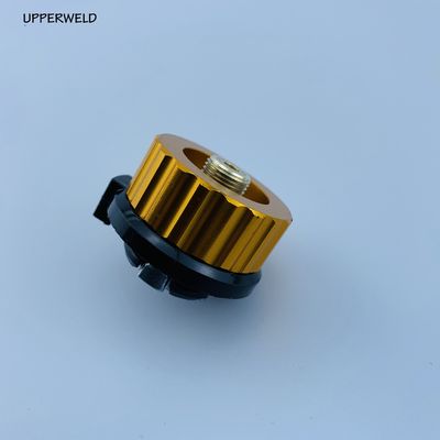 Adaptador de entrada de tanque de propano exterior para queimadores de fogão de campo de churrasco amarelo