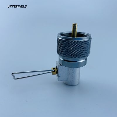 Adaptador de entrada de tanque de propano exterior para queimadores de fogão de campo de churrasco amarelo