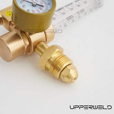 Regulador de gás de argônio de CO2 de estágio único TIG MIG Medidor de caudal 0-4000 psi Medidor de pressão