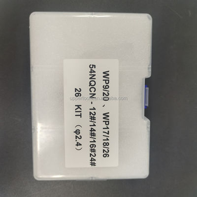 Kit de acessórios da tocha de soldagem TIG para WP17/18/26 54NQCN Conjunto completo de consumíveis TIG