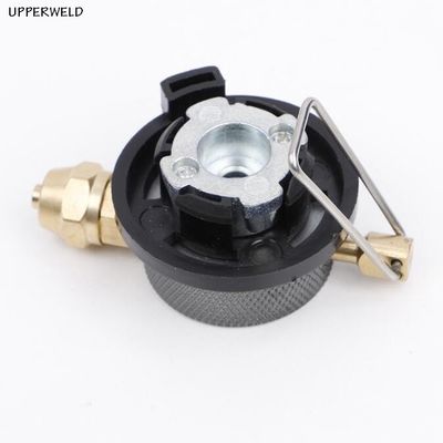 Adaptador de fogão exterior para válvula de carregamento de tanque de ar portátil e fogão de propano