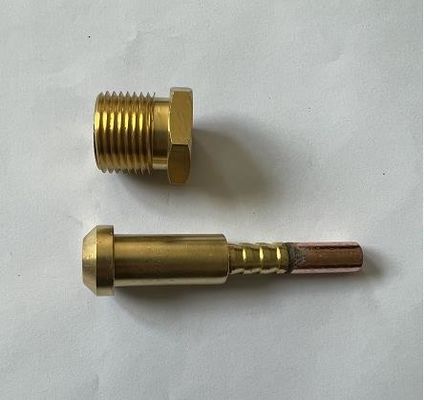 Brass 7/8-14RH Thread TIG Welding Accessories Adaptador de cabo de alimentação e conector de cabo