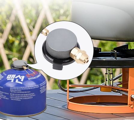 Adaptador de fogão exterior para válvula de carregamento de tanque de ar portátil e fogão de propano