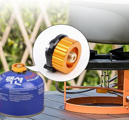 Adaptador de gás de conversão de fogão de acampamento com suporte personalizado e tocha de soldagem