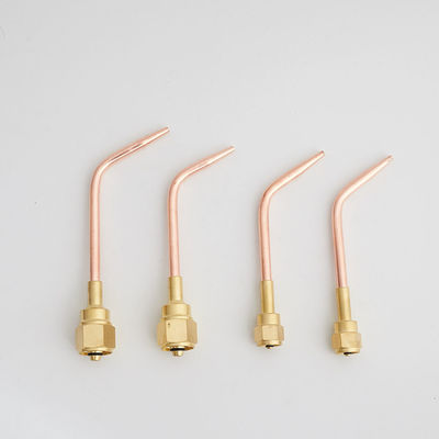 Nozzle de ponta de tocha de aquecimento de cobre de oxigénio acetileno de trabalho médio para solda e corte
