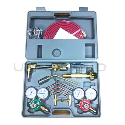 Foguete portátil de corte de gás de oxigénio acetileno e kit de soldagem para regulador de carga média