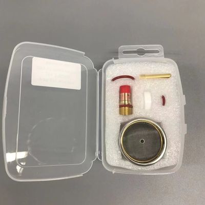 WP-17/18/26 TIG Acessórios de tocha de soldagem 24 Kit de bico de champanhe com proteção