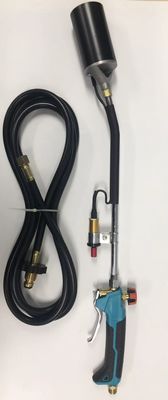 Tocha de ervas daninhas de propano Tocha de aquecimento com botão eletrônico de ignição 9.8FT comprimento de mangueira 70cm