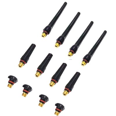 WP-17/18/26 Tocha de solda de latão e plástico 12pcs TIG Kit de tampa traseira 57Y02 57Y03 57Y04