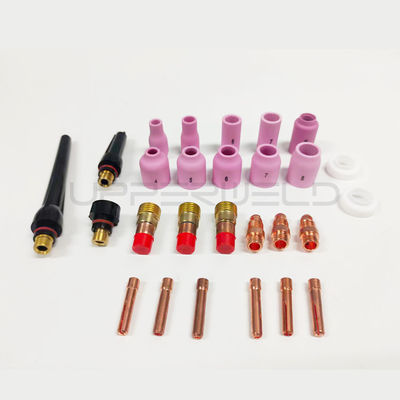 WP-17/18/26 Tocha de solda de latão e plástico 12pcs TIG Kit de tampa traseira 57Y02 57Y03 57Y04