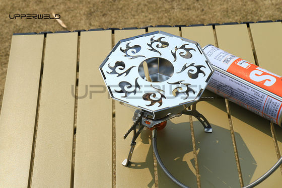 Forno de barbecue exterior compacto de aranha com adaptador de fogão a gás Tempo máximo de queima de fogo 1 hora