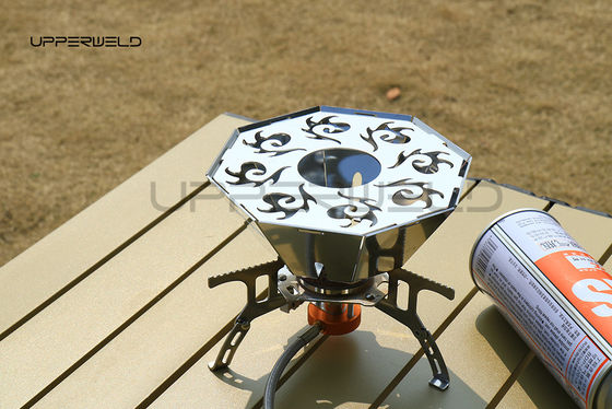 Forno de barbecue exterior compacto de aranha com adaptador de fogão a gás Tempo máximo de queima de fogo 1 hora