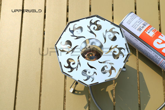 Forno de barbecue exterior compacto de aranha com adaptador de fogão a gás Tempo máximo de queima de fogo 1 hora