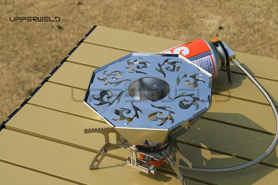 Forno de barbecue exterior compacto de aranha com adaptador de fogão a gás Tempo máximo de queima de fogo 1 hora