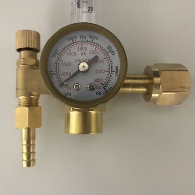 CGA320 Redutor de pressão de fluxo CO2/Argão para solda multiuso TIG MIG