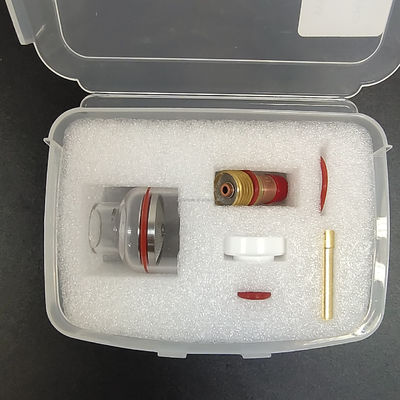 Stubby Lente de Gás 10 Pyre Glass Cup Kit de bico transparente para WP-17/18/26 Tig Soldagem Tocha