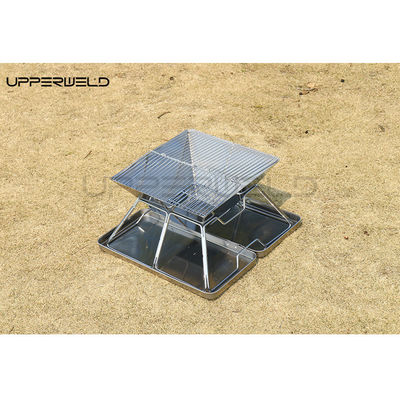 2 kg de acabamento limpo madeira portátil acampamento fogão de grelha de carbono dobrável para viagens ao ar livre