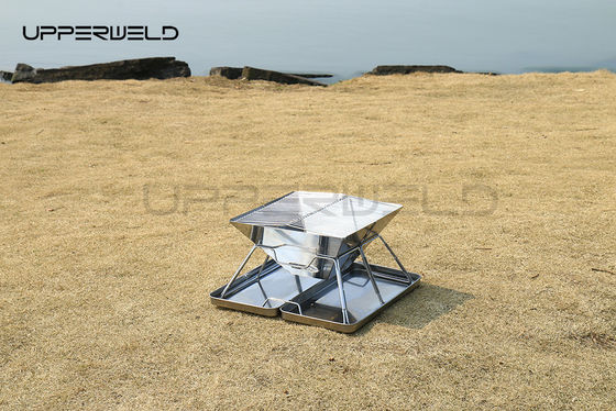 2 kg de acabamento limpo madeira portátil acampamento fogão de grelha de carbono dobrável para viagens ao ar livre