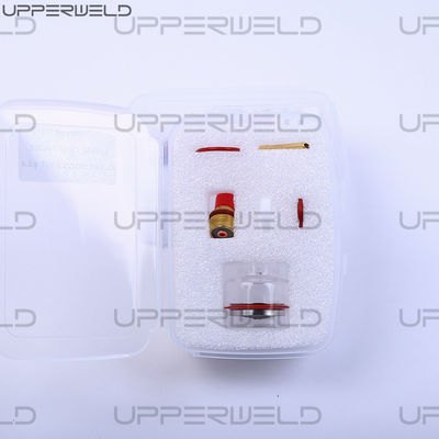 TIG Soldagem Tocha Lente de Gás Stubby 12 Pyre Glass Cup Kit de bico transparente Para WP-17/18/26