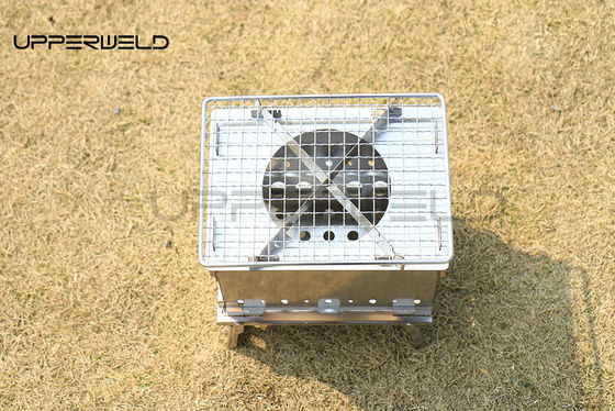 Grelha de churrasco portátil de aço inoxidável 304 para caminhadas acampamento piquenique ferramenta de cozinha ao ar livre