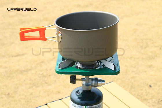 Forno integrado de acabamento não enferrujado para acampamento ao ar livre Mini Forno portátil