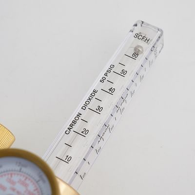 Regulação de tensão Regulador de argon duplo de saída Medidor de caudal para controlo da pressão do gás