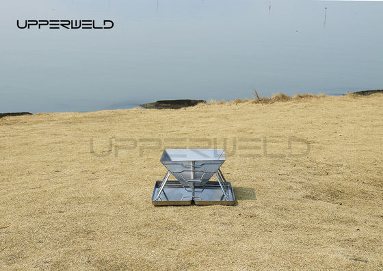 Pequeno pátio jardim fogão fogão de churrasco dobrável fogão anti-ferrugem 2KG Camping Carbon Chaminé