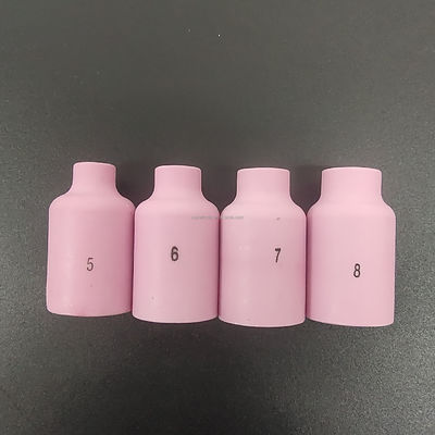 Copo de cerâmica de soldadura de alumínio personalizado com bocal de vidro Tig Argão WP17 18 26 53N 54N série