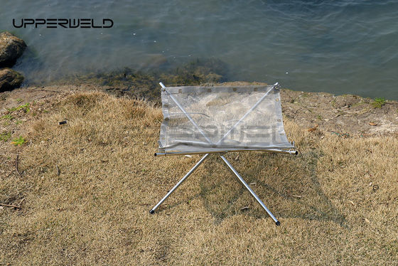 Camping ao ar livre Chaminé de aço inoxidável com acabamento não enferrujado e design portátil