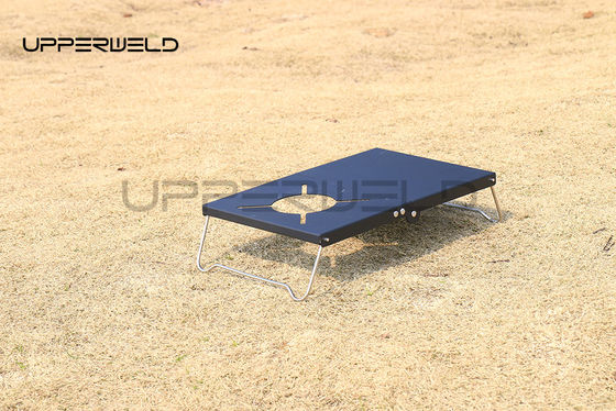 Tabela dobrável não enferrujada para acampamento Combustível para piquenique Gás de propano Portátil e dobrável