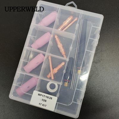 TIG Lente de gás Colect Dysza Ceramiczna WP17 18 26 Kit de bocal de cerâmica para trabalho de solda