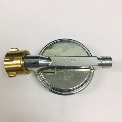 Regulador de gás de liga de zinco de propulsão manual para taxas de fluxo mais elevadas em temperaturas mais baixas