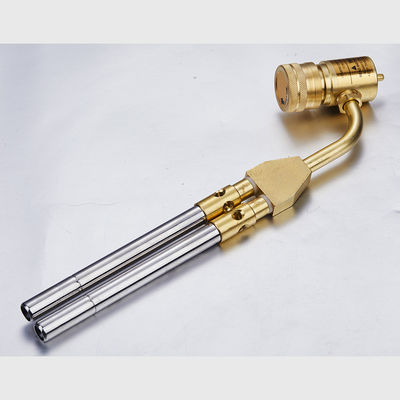 9.6KW entrada de calor nominal tocha de gás de cabeça tripla suporte personalizado para aquecimento por propano