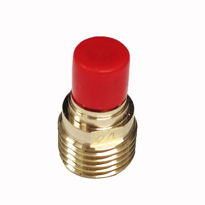 45V 44 2.4mm TIG Soldadura Lente de gás Coletar Corpos para Soldadura Tipo Ar/água resfriado