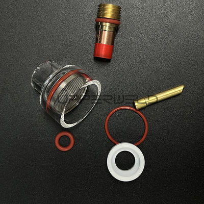 WP17/18/26 53N Kit de tocha de soldagem TIG 4C332GS 2.4mm Tamanho grande com personalização OBM