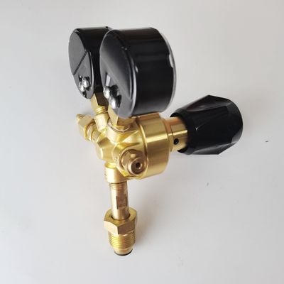 ODM suportado British Style Argon Gas Regulator Dual CO2 Flowmeter para solda Mig Tig de alta pressão