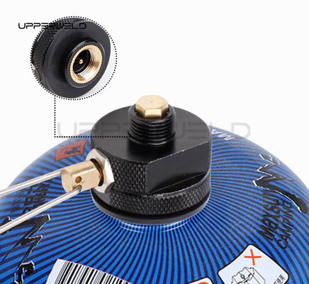 Cartucho de gás de propano-butano Adaptador de fogão de acampamento com interruptor de controle de cilindro plano