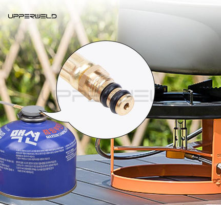 Ferramentas de acampamento ao ar livre Forno de gás durável válvula de cassete Tanque de gás cabeça de conversão adaptador conector de adaptador de garrafa