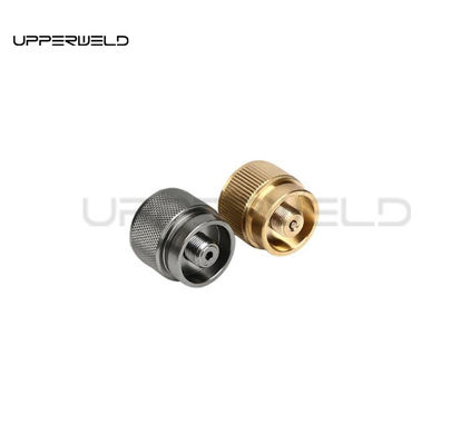 Adaptador de cassete de estrutura de uma peça para fogão de acampamento ao ar livre e entrada de tanque pequeno
