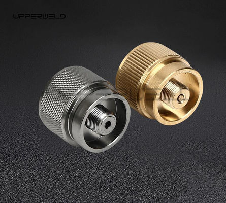 Adaptador de cassete de estrutura de uma peça para fogão de acampamento ao ar livre e entrada de tanque pequeno