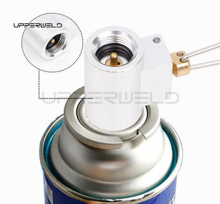 Conversor de conector de garrafa de propano para válvula de queimador de fogão exterior Adaptador de reabastecimento de butano