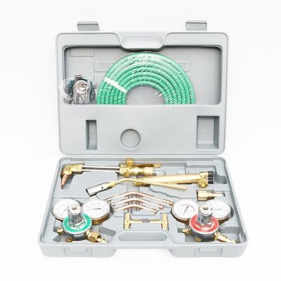 Acetileno de entrada 5/8" Conexão superior portavel oxigénio cortar tocha e kit de soldagem