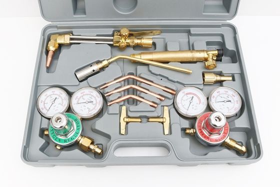 Acetileno de entrada 5/8" Conexão superior portavel oxigénio cortar tocha e kit de soldagem